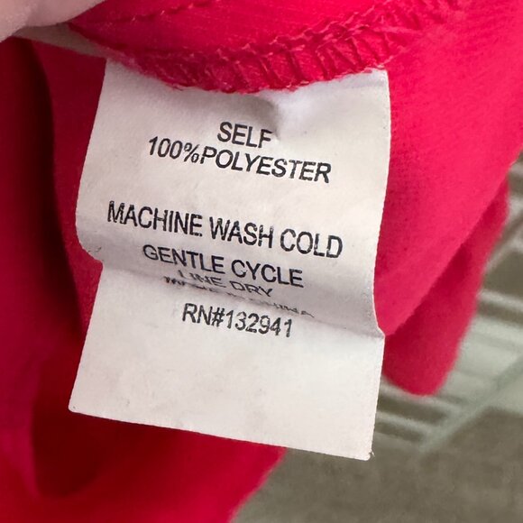 Amanda Uprichard Lela Romper, Hot Pink, Size L, Like New - Picture 14 of 15